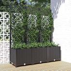 Plantenbak Latwerk Zwart | Tweedekansje | OP=OP, Tuin en Terras, Bloembakken en Plantenbakken, Kunststof, 100 cm of meer, Nieuw