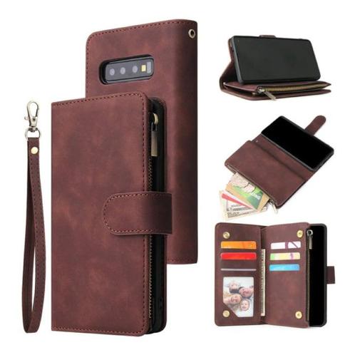 Samsung Galaxy S21 Plus - Leren Wallet Flip Case Cover, Telecommunicatie, Mobiele telefoons | Hoesjes en Frontjes | Samsung, Nieuw