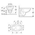 Up320 Toiletset 05 Geberit Econ 2 Met Zitting En Sigma, Ophalen of Verzenden, Nieuw
