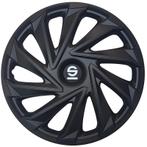 4-Delige Sparco Wieldoppen  Varese 14-inch zwart, Auto diversen, Wieldoppen, Verzenden, Nieuw