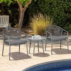 TRUUSK Stijlvolle Zitgroep 2 Tuinstoelen Salontafel Balkonme, Verzenden, Nieuw
