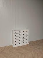 Landelijke klassieke ladekast, apothekerskast, dressoir