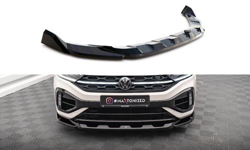 Voorspoiler V.2 Volkswagen T-Roc R FL Maxton Glans Zwart, Auto-onderdelen, Carrosserie en Plaatwerk, Ophalen of Verzenden