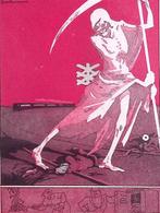 Spotprent over onveilige spoorwegovergangen (lijst optie), Antiek en Kunst, Kunst | Litho's en Zeefdrukken, Verzenden