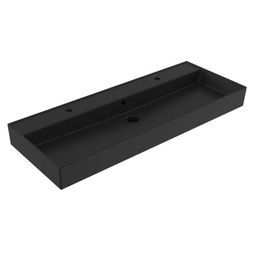 Wastafel Sanilux Edge Keramiek 120 Enkele Wasbak 2, Doe-het-zelf en Verbouw, Sanitair, Overige typen, Nieuw, Ophalen of Verzenden