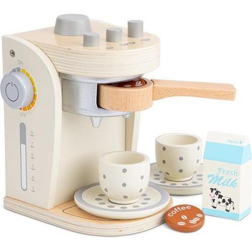 New Classic Toys -Houten speelgoedkoffiezetapparaat, Kinderen en Baby's, Speelgoed | Overig, Zo goed als nieuw, Ophalen of Verzenden
