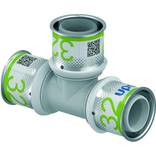 Uponor S-Press PLUS T-stuk PPSU 32-32-32, Doe-het-zelf en Verbouw, Buizen en Afvoer, Ophalen of Verzenden