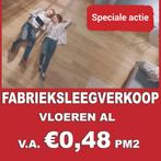 FABRIEKSLEEGVERKOOP! PALLETS LAMINAAT vloeren v.a. 0,48 pm2!, Nieuw, 50 tot 150 cm, Kunststof, Laminaat