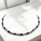 Zilver, 925 Sterling zilver Lapis Lazuli & Marcasiet -, Antiek en Kunst