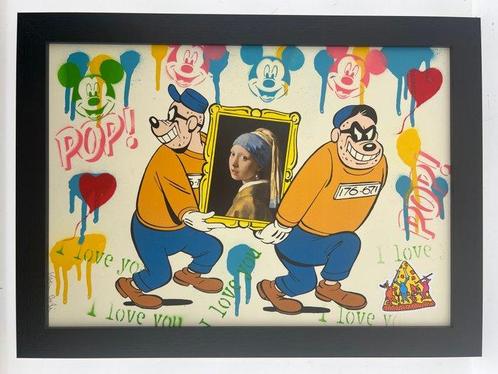 Koen Betjes (1992) - Beagle Boys x Stealing Vermeer Lady, Antiek en Kunst, Kunst | Schilderijen | Modern