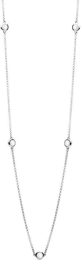 Casa Jewelry Collier Pom White - Zilver - 90 cm, Sieraden, Tassen en Uiterlijk, Kettingen, Verzenden