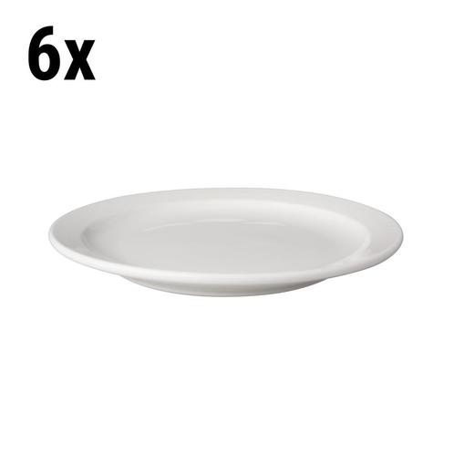 GGM Gastro | (6 stuks) BUDGETLINE - Bord - plat Mammoet - Ø, Huis en Inrichting, Keuken | Servies, Effen, Nieuw, Bord(en), Verzenden