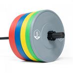 Halterschijf 20kg blauw | 50mm gat | Laatste Stuks!, Ophalen of Verzenden, Nieuw, Armen, Halterschijven