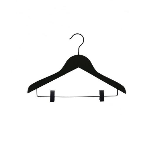Hanger kids black Helena 36 cm with clips, Zakelijke goederen, Kantoor en Winkelinrichting | Winkel en Inventaris