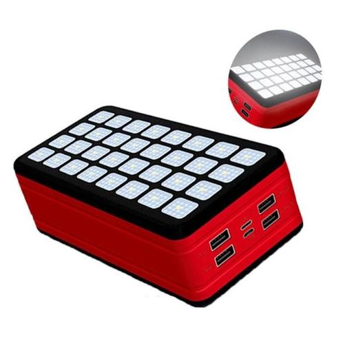 99.000mAh Powerbank met 4 Poorten - Ingebouwde Zaklamp -, Telecommunicatie, Powerbanks, Nieuw, Verzenden