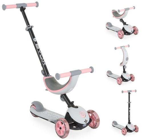 Byox Motion Pink 4-in-1 Step/Loopfiets 111746, Kinderen en Baby's, Speelgoed | Buiten | Voertuigen en Loopfietsen, Nieuw, Verzenden