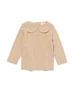 HEMA Babytrui gebreid met kraag zand, Kinderen en Baby's, Verzenden, Nieuw