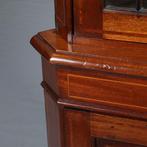 Smalle Regency hoekkast met afneembaar kroontje ca 1815 maho, Ophalen of Verzenden