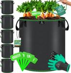 KESSER® 5x Plantenzak - 60L - Plantenzakken - Zwart •, Verzenden, Nieuw