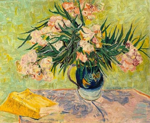 Katarzyna Chmiel (XXI) - Oleanders and the Yellow Book - NO, Antiek en Kunst, Kunst | Schilderijen | Klassiek