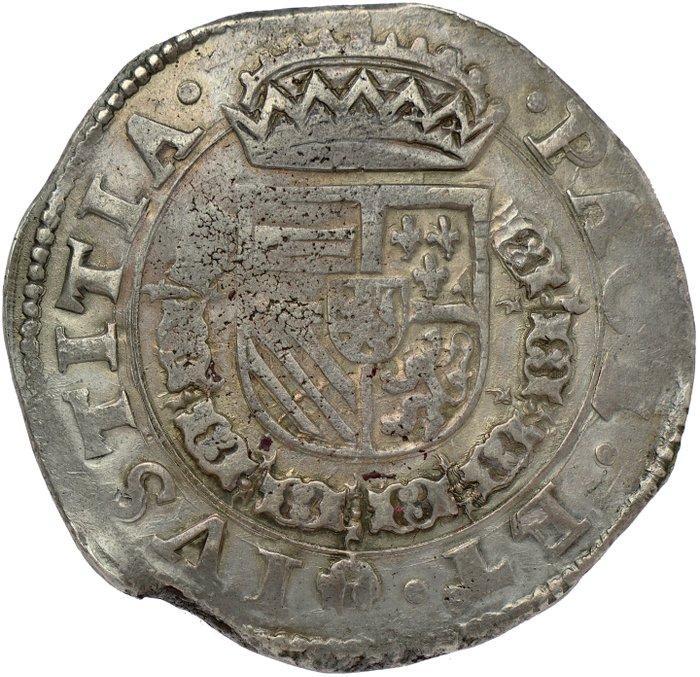Spaans Nederland, Brabant, Antwerpen Filips II., Postzegels en Munten, Munten | Nederland