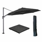 Garden Impressions Hawaii zweefparasol Ø350 cm carbon black, Verzenden, Nieuw