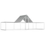vidaXL Kippenren 6x2x2 m gegalvaniseerd staal, Verzenden, Nieuw