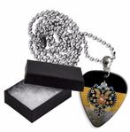Rusische vlag plectrum ketting, sleutelhanger of oorbellen, Ophalen of Verzenden, Nieuw