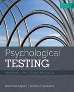 9781337098137 Psychological Testing Robert M. Kaplan, Boeken, Studieboeken en Cursussen, Verzenden, Nieuw, Robert M. Kaplan