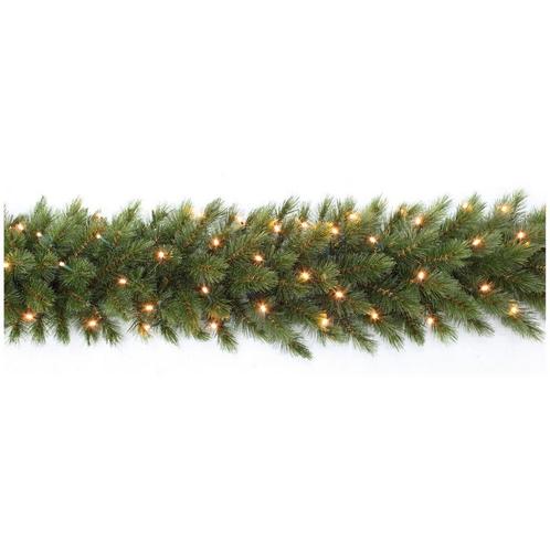 Forest Frosted Guirlande met LED Verlichting - L180 cm - Gro, Huis en Inrichting, Woonaccessoires | Wanddecoraties, Nieuw, Verzenden