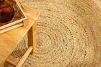 Rond vloerkleed PURE NATURE 120cm Jute handgeweven, Ophalen of Verzenden, Nieuw