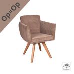 Actie! Eetkamerstoel Amstel | Draaibaar | Hout/metalen poot, Huis en Inrichting, Stoelen, Modern | Robuust | Landelijk | Luxe