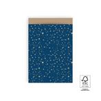 HOP - 10 Cadeauzakje 17x25 cm - Galaxy Foil Gold Blue - Taup, Verzenden, Nieuw
