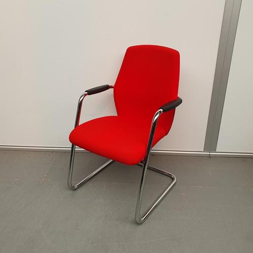 Sitland vergaderstoelen - rode stof (alleen per set), Huis en Inrichting, Stoelen, Ophalen of Verzenden