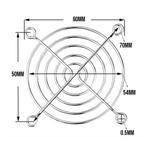 PC Fan - Rooster voor PC Ventilator - Case Fans - 60x60mm, Nieuw, Verzenden