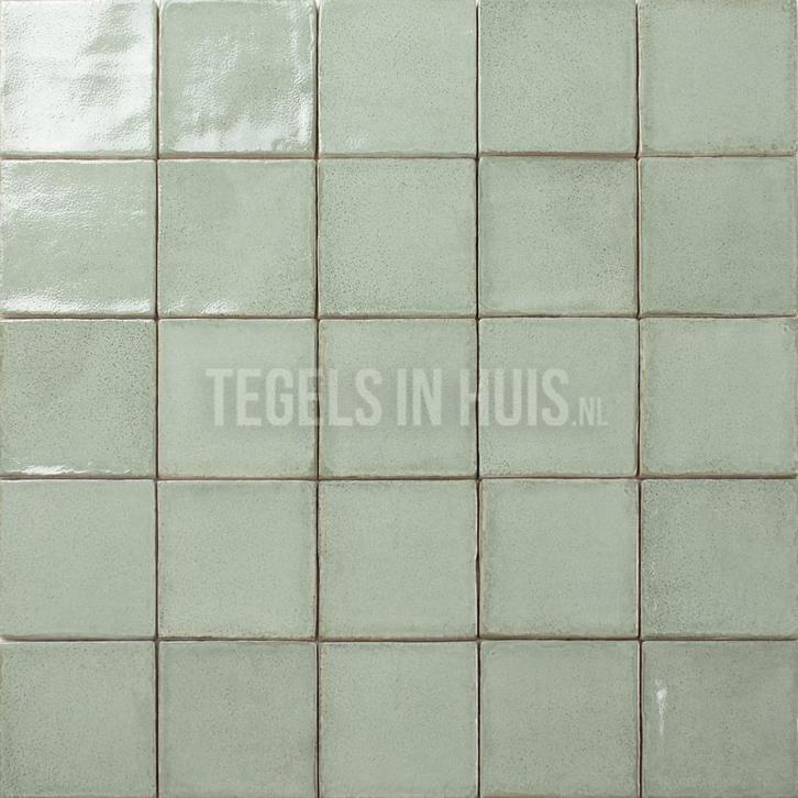 Wandtegel handvorm altea mint groen 10x10 wandtegel, Doe-het-zelf en Verbouw, Tegels, Wandtegels, Nieuw, 10 m² of meer, Keramiek