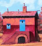 Guido Borelli - i campi rossi, Antiek en Kunst