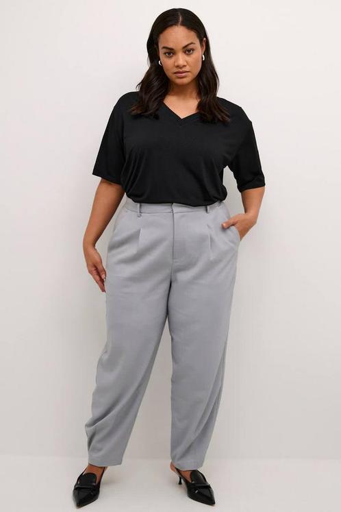 Kaffe Curve broek Merla bandplooi Maat:, Kleding | Dames, Broeken en Pantalons, Overige kleuren, Nieuw, Verzenden