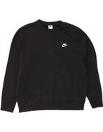 NIKE Mens Sweatshirt Jumper XL Black Cotton, Verzenden, Nieuw