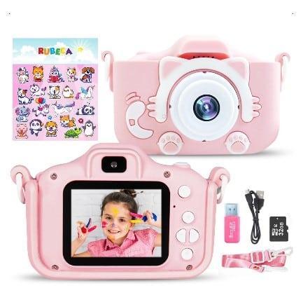Rubeca digitale Kindercamera met 32GB Micro SD Kaart en SD, Kinderen en Baby's, Speelgoed | Educatief en Creatief, Nieuw, Ophalen of Verzenden
