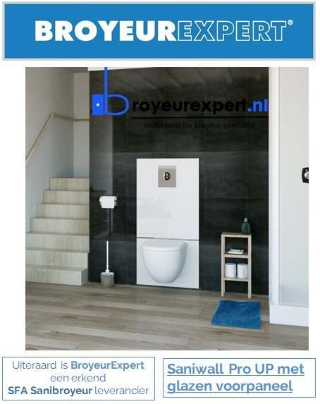 Sanibroyeur SANIWALL Pro UP, Doe-het-zelf en Verbouw, Sanitair, Toilet, Nieuw, Ophalen of Verzenden