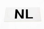 NL sticker Wit 80 x 47 OVAAL GRATIS VERZENDEN, Ophalen of Verzenden, Nieuw