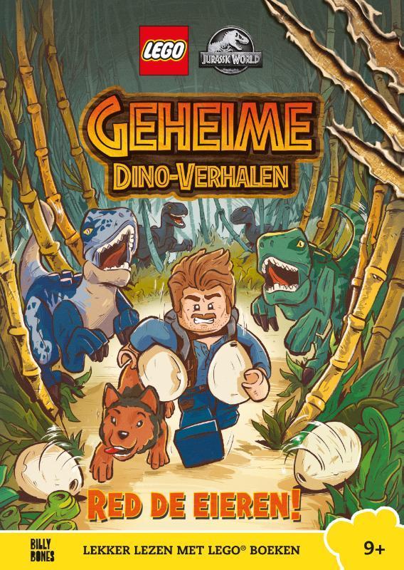 LEGO Jurassic World - Geheime Dino-Verhalen - Red de eieren!, Boeken, Kinderboeken | Jeugd | onder 10 jaar, Zo goed als nieuw