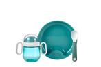 Mepal Mio babyserviesset - 3-delig - turquoise, Huis en Inrichting, Keuken | Bestek, Nieuw, Verzenden