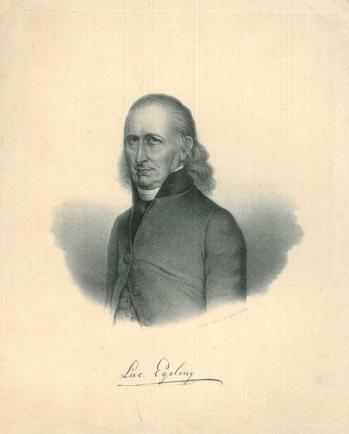 Portrait of Lucas Egeling, Antiek en Kunst, Kunst | Etsen en Gravures