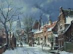 Willem Koekkoek (1839-1895), After - Dutch winter scene, Antiek en Kunst