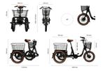 Elektrische driewieler SWING driewielfiets DIRECT VOORRAAD, Ophalen of Verzenden, Nieuw, Van Rixtel, Verstelbare zitting