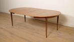 Vintage ronde eettafel | Palissander | Uitschuifbaar, Huis en Inrichting, Tafels | Eettafels, Ophalen of Verzenden, Nieuw