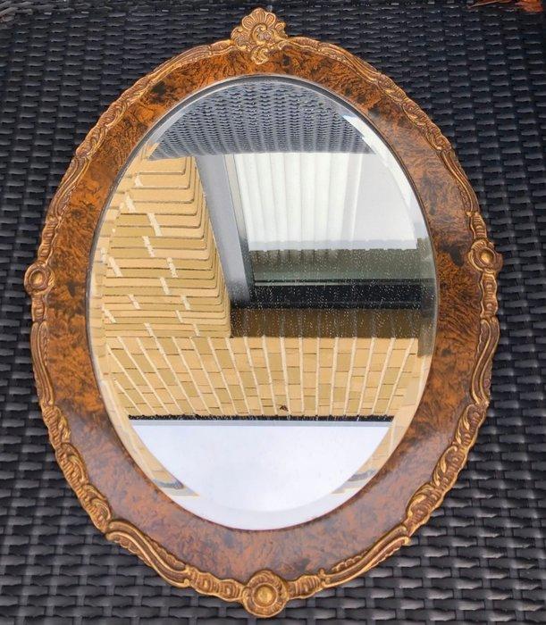 Spiegel - Hout, Antiek en Kunst, Curiosa en Brocante