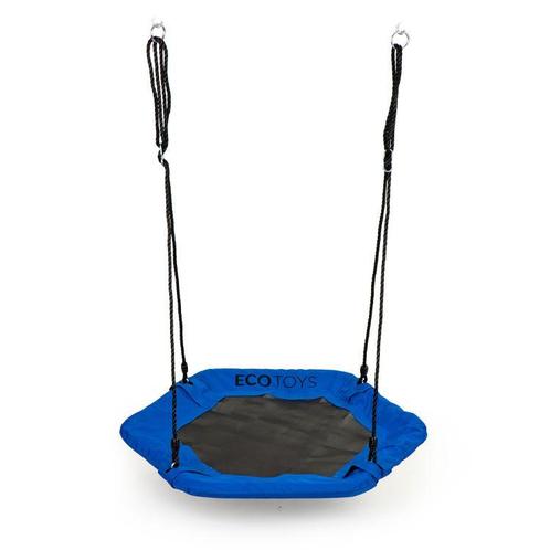 Nestschommel zeshoek buitenspeelgoed 100 cm blauw tot 100kg, Kinderen en Baby's, Speelgoed | Buiten | Speeltoestellen, Ophalen of Verzenden